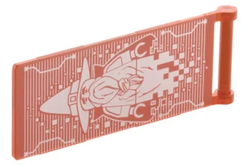 LEGO Flag 7 x 3 with Rod with Merlok Hologram Pattern