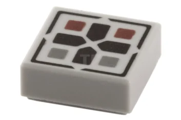 LEGO Tile 1 x 1 with Cross Pattern