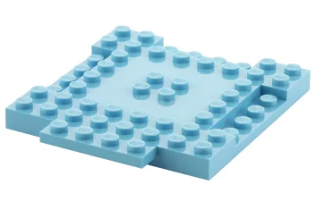 LEGO Stein, modifiziert 8 x 8 mit 1 x 4 Vertiefungen…