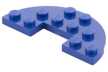 LEGO Plaque 3 x 6 demi-ronde avec découpe 1 x 2.