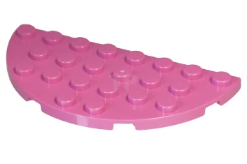 LEGO Plate 4 x 8 Round Corner Double