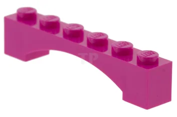 LEGO Arco in mattoni 1 x 6 - rialzato