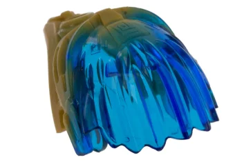 LEGO Máscara Bionicle de Agua (Unidad) con dibujo jaspeado azul trans-oscuro