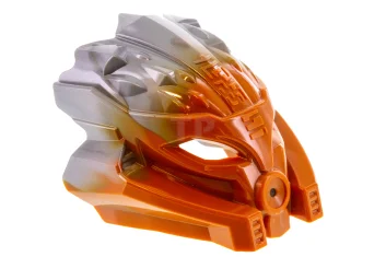 LEGO Bionicle Mask of Stone (Unity) with Marbled Flat Silver Pattern