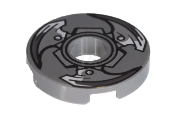 LEGO Tile 2 x 2 Round with Hole and Propeller Blades…