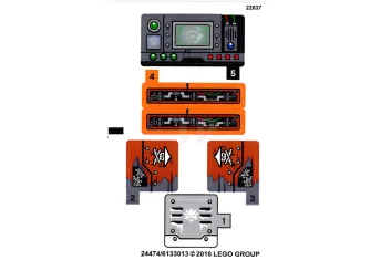 LEGO Aufkleber für Set 70603