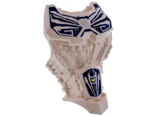 LEGO Torso di figura grande con motivo Bionicle blu e grigio