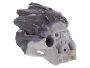 LEGO Bionicle Mask of Ice (Unity) with Marbled Flat Silver Pattern