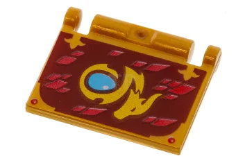 LEGO Boekomslag met drakenei patroon