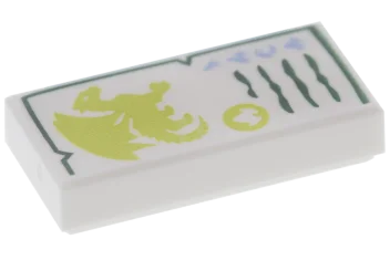 LEGO Tile 1 x 2 with Dragon Elemental List