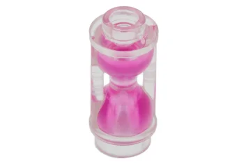 LEGO Minifiguur, Utensil Zandloper met Trans Donkerroze Patroon