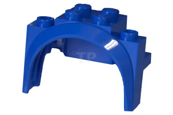 LEGO Vehicle, Mudguard 4 x 2 1/2 x 2 1/3 with…