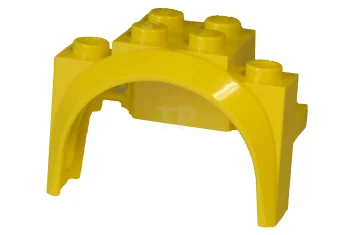LEGO Vehicle, Mudguard 4 x 2 1/2 x 2 1/3 with…