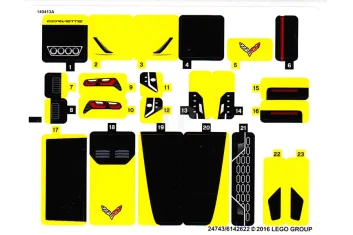 LEGO Sticker for Set 75870