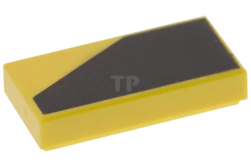 LEGO Piastrelle 1 x 2 con motivo a strisce (lato sinistro)