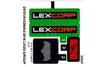 LEGO Sticker for Set 76046