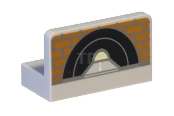 LEGO Paneel 1 x 2 x 1 met stenen muur en…