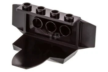 LEGO Groot Figuur Torso Pantser Schoudernoppen met Oranje Aderen Patroon