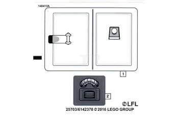 LEGO Sticker for Set 75138 (International Version)