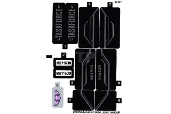 LEGO Sticker for Set 76047