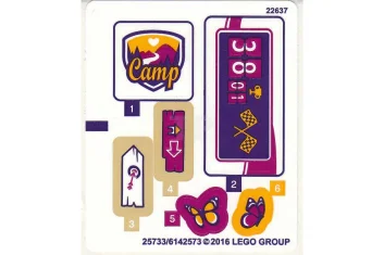 LEGO Sticker voor set 41121