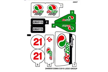 LEGO Pegatina para Set 60115