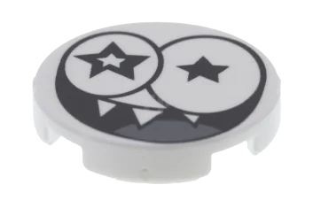 LEGO Fliese 2 x 2 Rund mit Bottom O und Face…