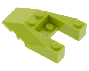 LEGO Keil 6 x 4 Ausschnitt mit Noppeneinkerbungen