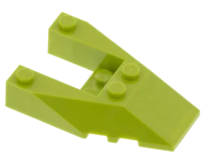 LEGO Keil 6 x 4 Ausschnitt mit Noppeneinkerbungen