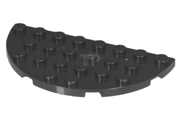 LEGO Plate 4 x 8 Round Corner Double