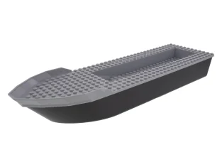 LEGO Boat Hull 41 x 12 x 5 - Complete Assembly