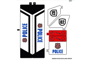 LEGO Autocollant pour l'ensemble 60129