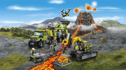 LEGO Volcano Exploration Truck