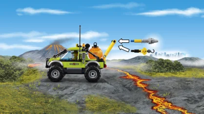 LEGO Volcano Exploration Truck