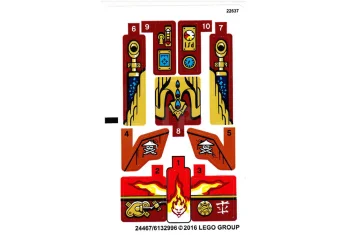 LEGO Sticker for Set 70600