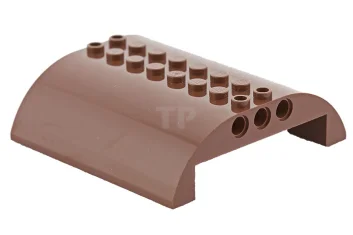 LEGO Pendenza Curvo 8 x 8 x 2 - Doppio