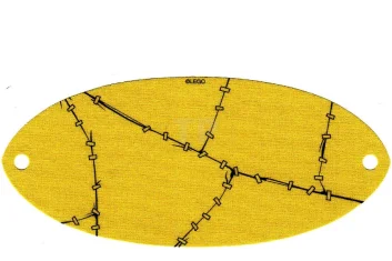 LEGO Cloth Sail Oval 8 x 18 with Rips and Clamps…