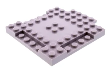 LEGO Stein, modifiziert 8 x 8 mit 1 x 4 Vertiefungen…