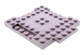 LEGO Stein, modifiziert 8 x 8 mit 1 x 4 Vertiefungen…