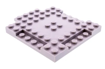 LEGO Stein, modifiziert 8 x 8 mit 1 x 4 Vertiefungen…