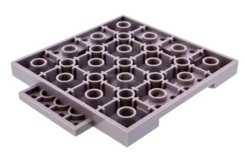 LEGO Stein, modifiziert 8 x 8 mit 1 x 4 Vertiefungen…