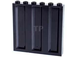 LEGO Paneel 1 x 6 x 5 Gegolfd