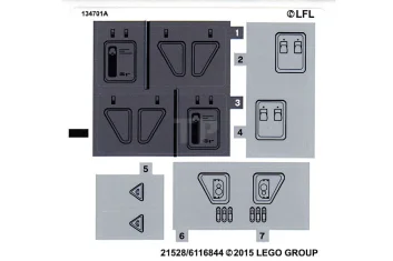 LEGO Sticker for Set 75100 (North American Version)