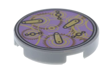 LEGO Carreau 2 x 2 rond avec O inférieur et motif…