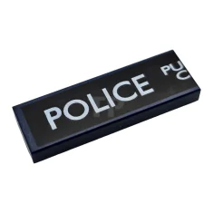 LEGO Tile 1 x 3 with Police Public Call Box Pattern…