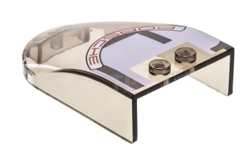 LEGO Windscreen 6 x 4 x 1 Curved with Red 'PORSCHE'…