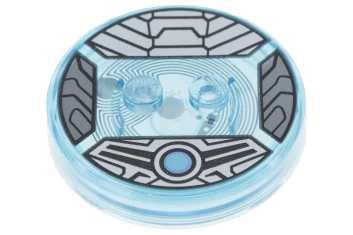 LEGO Dimensions Toy Tag 4 x 4 x 2/3 with 2…
