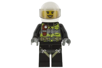 LEGO Female Fire Fighter Pilot