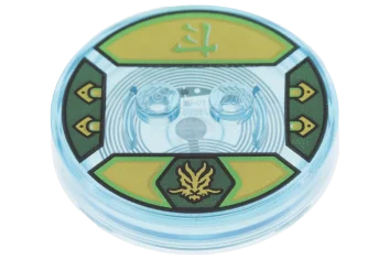 LEGO Dimensions Toy Tag 4 x 4 x 2/3 with 2…