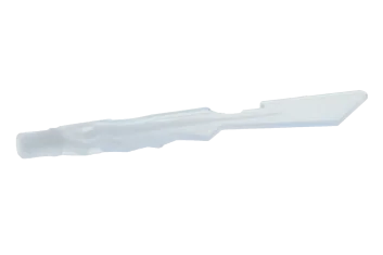 LEGO Minifigur, Waffenschwert, gezackte Kanten mit weißem Marmormuster